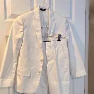 Tommy Hilfiger boys white twill suit